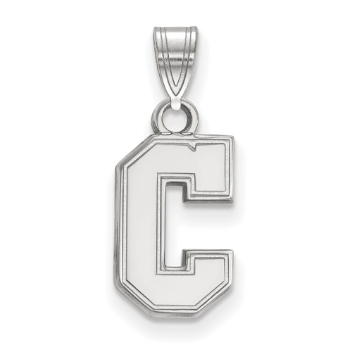 College of Charleston C Pendant 1/2in Sterling Silver SS012CHC