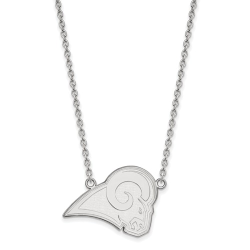 Los Angeles Rams Pendant Necklace Sterling Silver