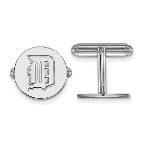 Sterling Silver Detroit Tigers Cuff Links