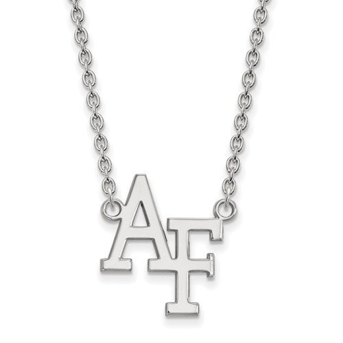 United States Air Force Academy Logo Necklace 3/4in Sterling Silver