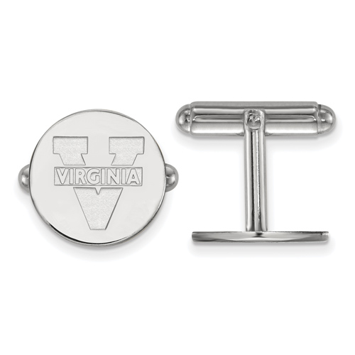 Sterling Silver University of Virginia Cuff Links