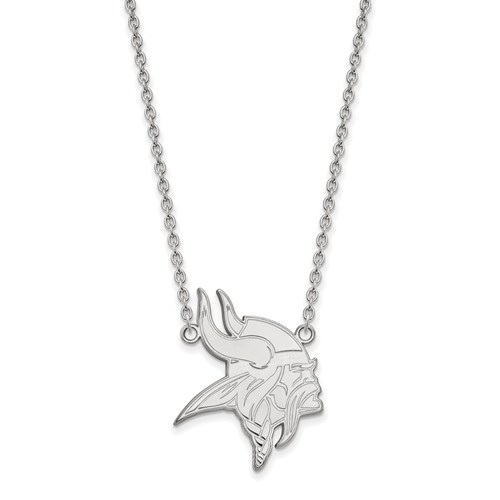 Minnesota Vikings Pendant Necklace Sterling Silver