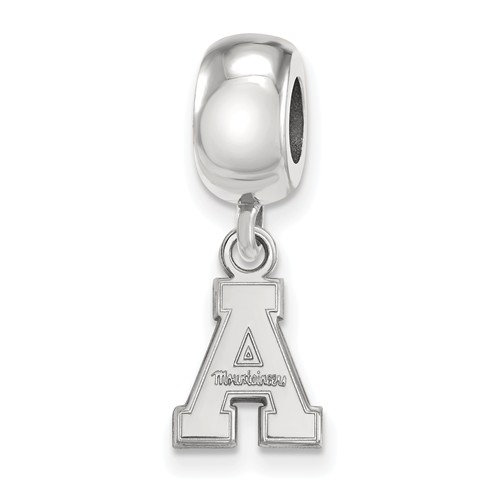 Appalachian State University Dangle Bead Sterling Silver