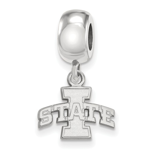 Iowa State University Tiny Dangle Bead Sterling Silver