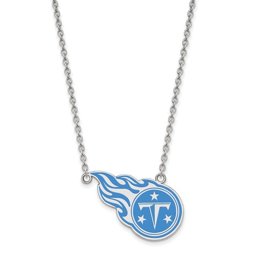 Tennessee Titans Pendant Necklace Sterling Silver