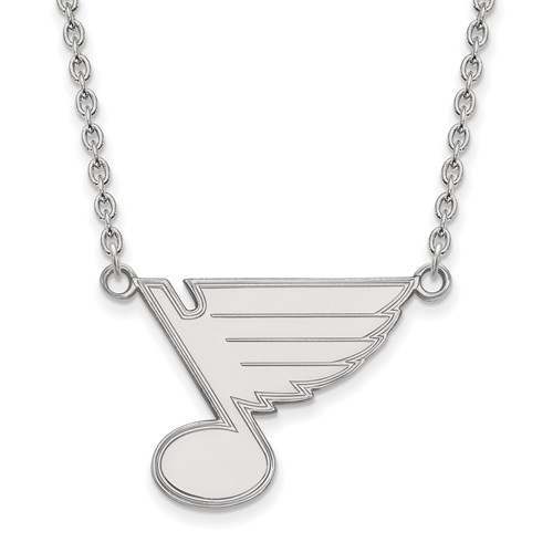 Sterling Silver St. Louis Blues Necklace