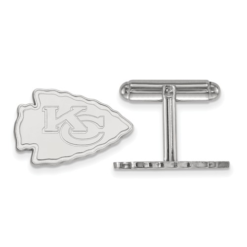 Kansas City Chiefs Cuff Links Sterling Silver