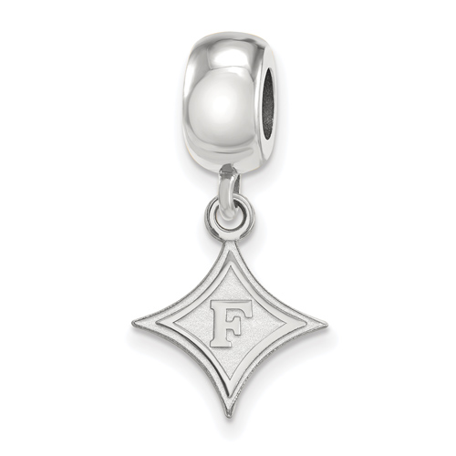 Sterling Silver Furman University Dangle Bead