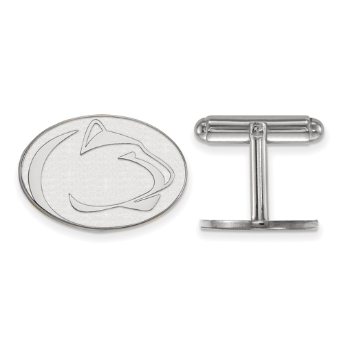 Sterling Silver Penn State University Cuff Links