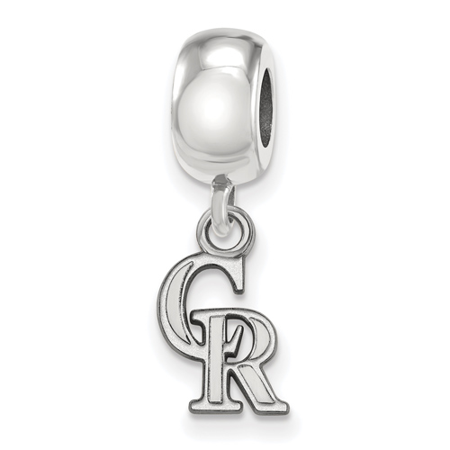 Sterling Silver Colorado Rockies Extra Small Dangle Bead