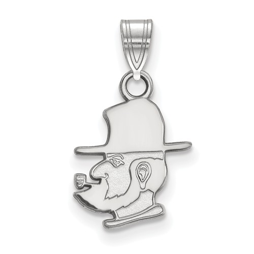 Appalachian State University Yosef Pendant 1/2in 14k White Gold