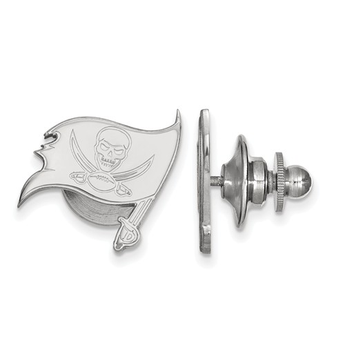 Sterling Silver Tampa Bay Buccaneers Lapel Pin