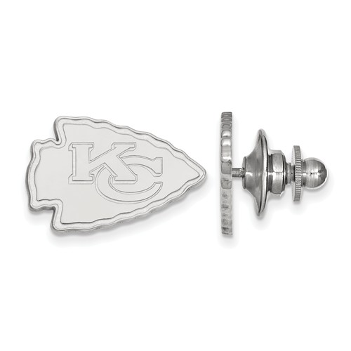 Sterling Silver Kansas City Chiefs Lapel Pin