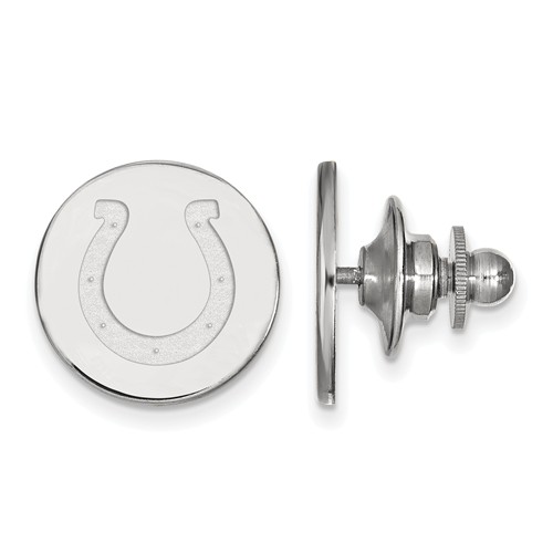 Sterling Silver Indianapolis Colts Lapel Pin SS015COL Joy Jewelers
