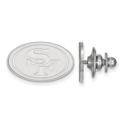 Sterling Silver San Francisco 49ers Lapel Pin