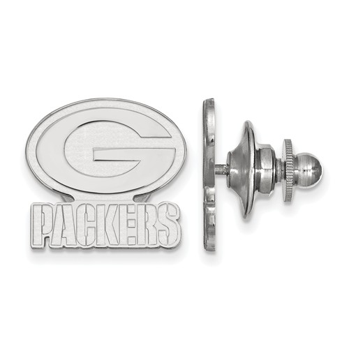 Sterling Silver Green Bay Packers Lapel Pin