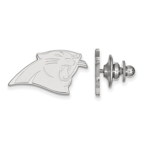 Sterling Silver Carolina Panthers Lapel Pin
