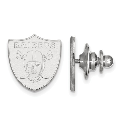 Sterling Silver Oakland Raiders Lapel Pin