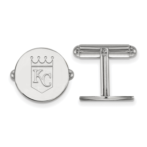 Sterling Silver Kansas City Royals Cuff Links