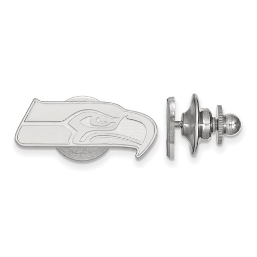 Sterling Silver Seattle Seahawks Lapel Pin