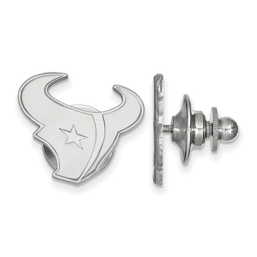 Sterling Silver Houston Texans Lapel Pin