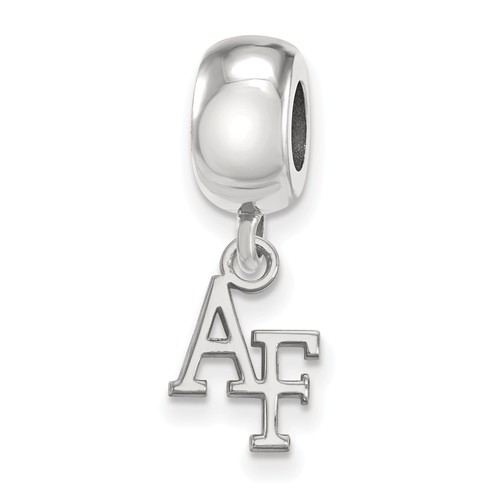 United States Air Force Academy Small Dangle Bead Sterling Silver