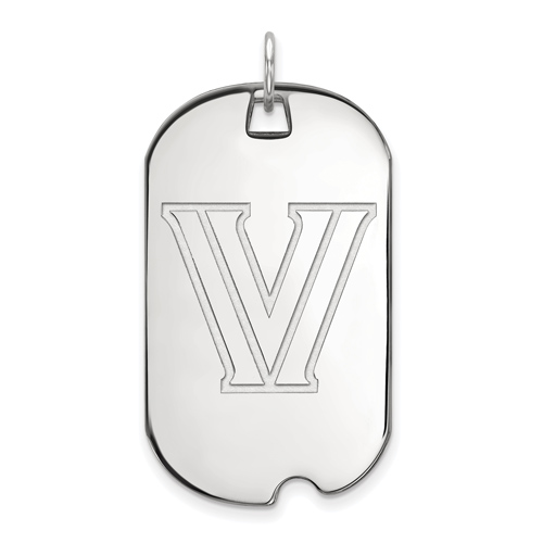 Villanova University Dog Tag Sterling Silver