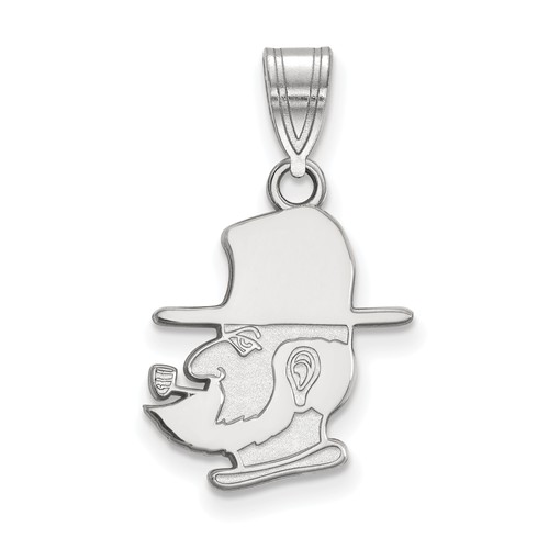 Appalachian State University Yosef Pendant 5/8in 10k White Gold