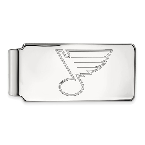 Sterling Silver St. Louis Blues Money Clip