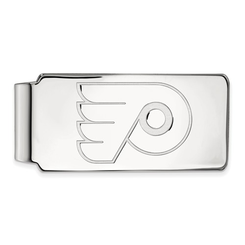 14k White Gold Philadelphia Flyers Money Clip