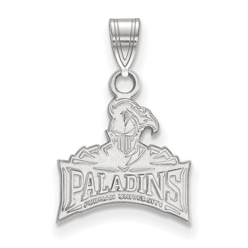 Sterling Silver 1/2in Furman University Paladins Pendant