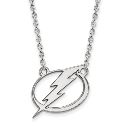 Sterling Silver Tampa Bay Lightning Necklace