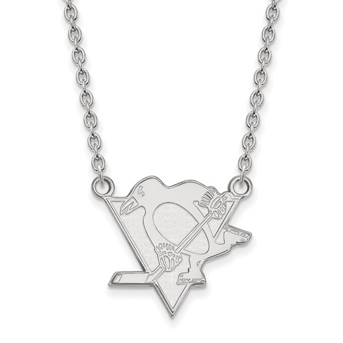 Sterling Silver Pittsburgh Penguins Necklace