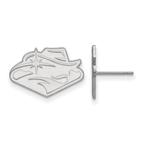 Sterling Silver University of Nevada Las Vegas Rebels Earrings