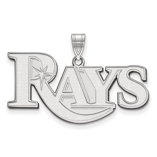 Sterling Silver Large Tampa Bay Rays Pendant