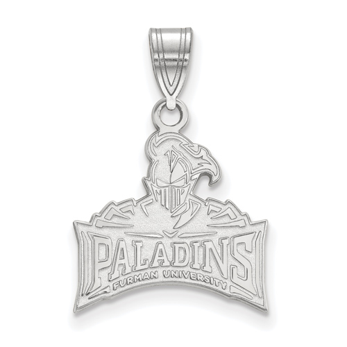 Sterling Silver 5/8in Furman University Paladins Pendant