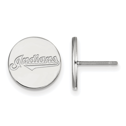 Sterling Silver Cleveland Indians Small Post Earrings