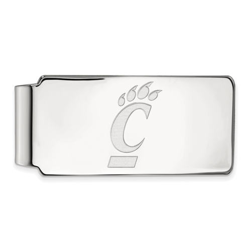Sterling Silver University Of Cincinnati Money Clip