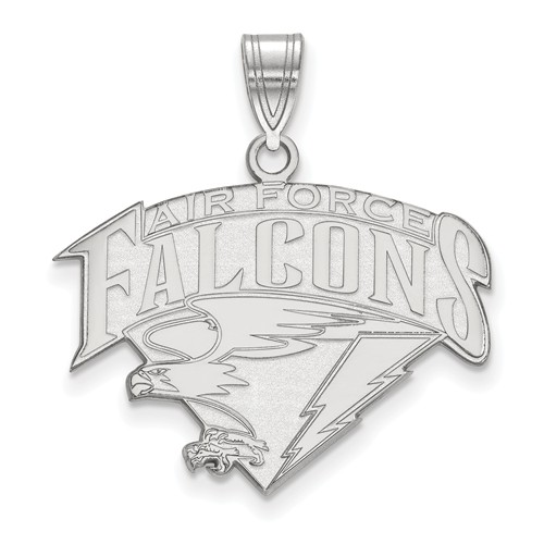 United States Air Force Academy Falcons 3/4in 10k White Gold