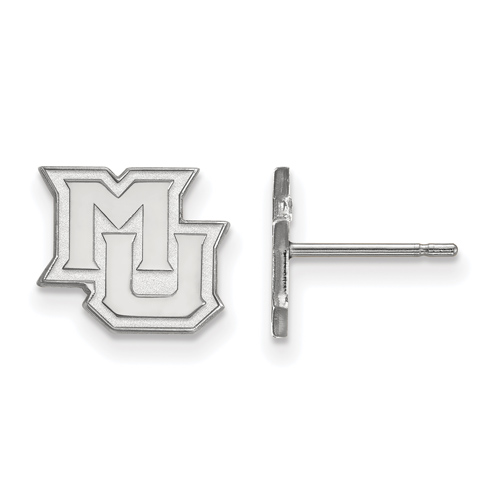 Marquette University Extra Small Post Earrings Sterling Silver