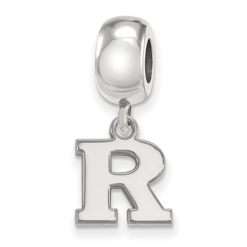 Sterling Silver Rutgers University Tiny Dangle Bead