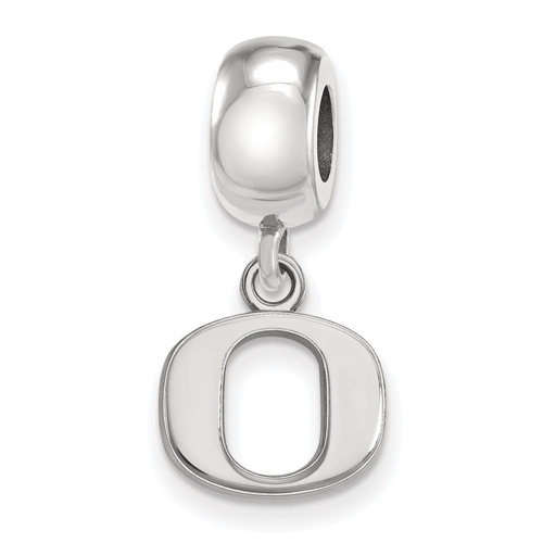 Sterling Silver University of Oregon O Extra Small Dangle Bead Charm