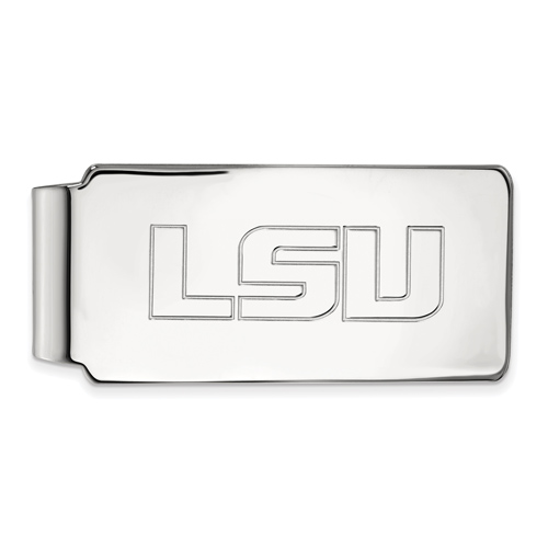 Sterling Silver Louisiana State University Money Clip