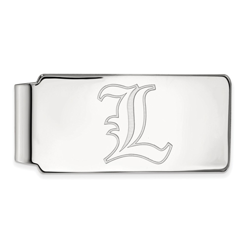 Sterling Silver University of Louisville Money Clip