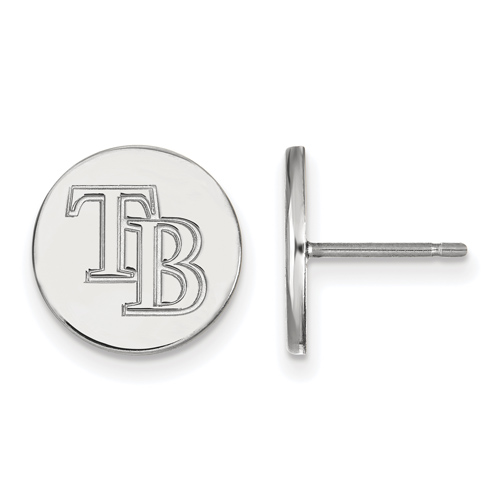 Sterling Silver Tampa Bay Rays TB Post Earrings