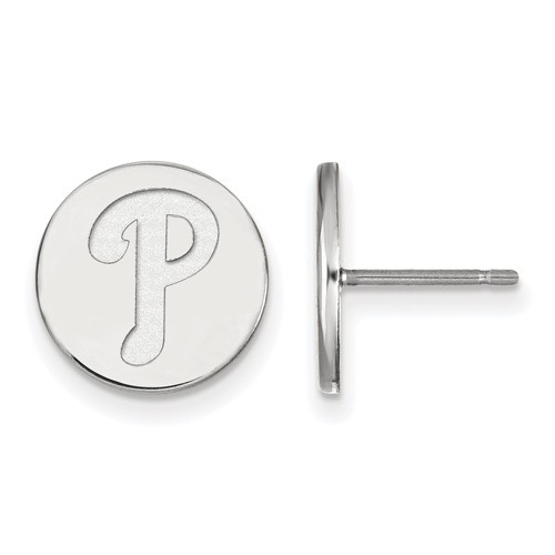 Sterling Silver Philadelphia Phillies Small Post Earrings