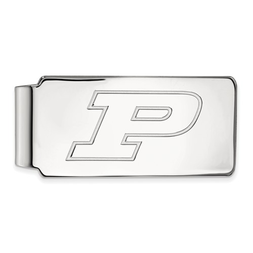 Sterling Silver Purdue University Money Clip