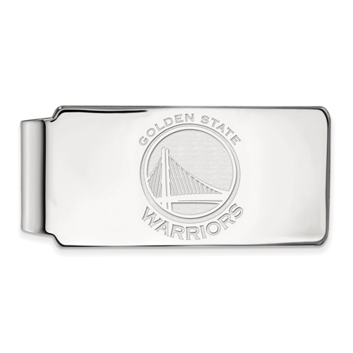 Sterling Silver Golden State Warriors Money Clip