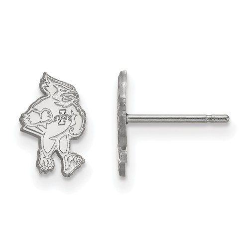 Iowa State University Extra Small Post Earrings Sterling Silver