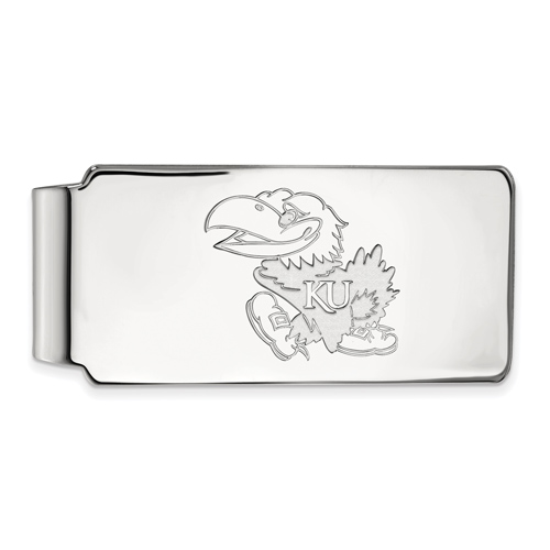 Sterling Silver University of Kansas Money Clip